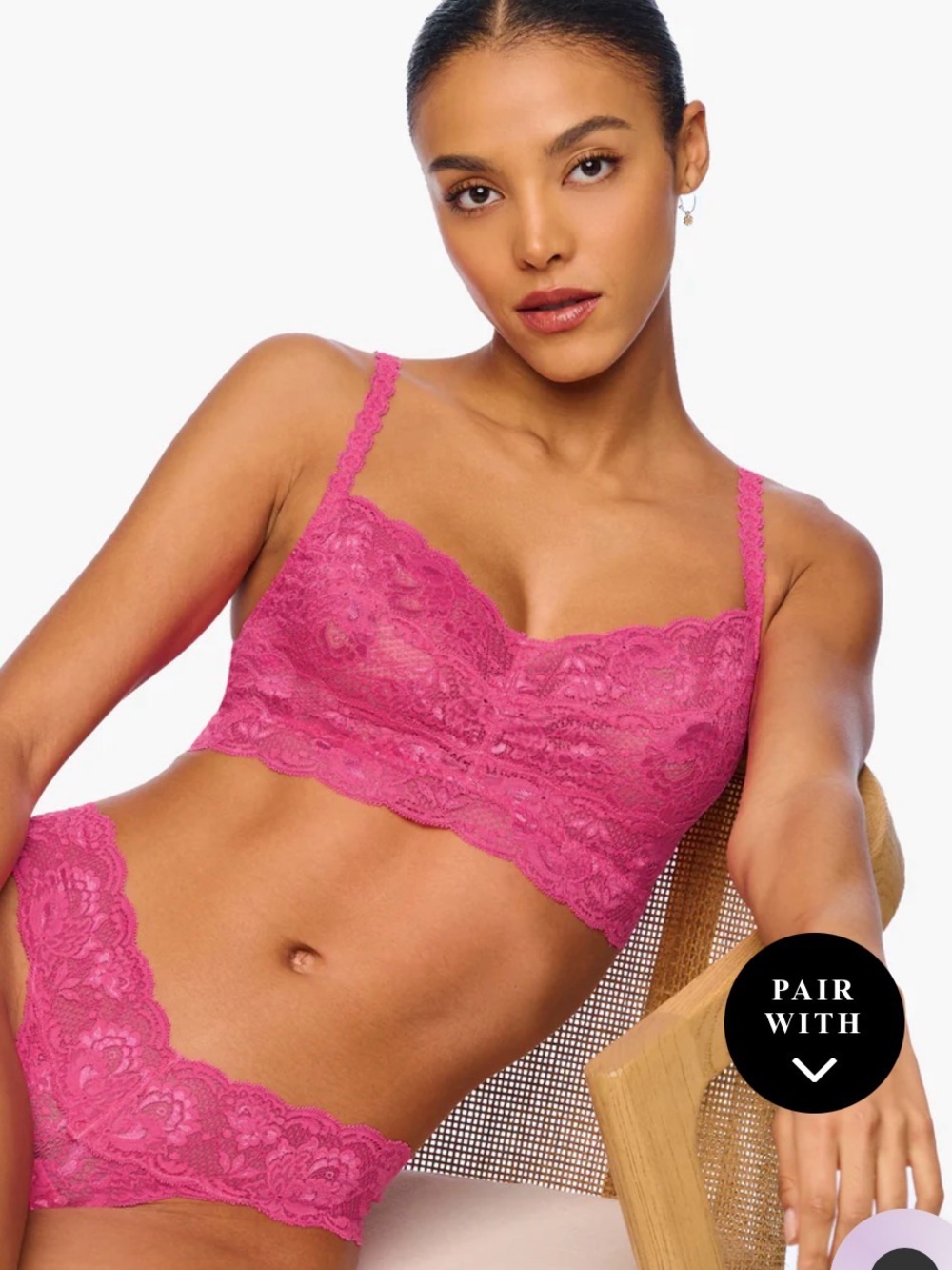 Cosabella Never Say Never Sweetie Soft Bra Fuschia (1417)